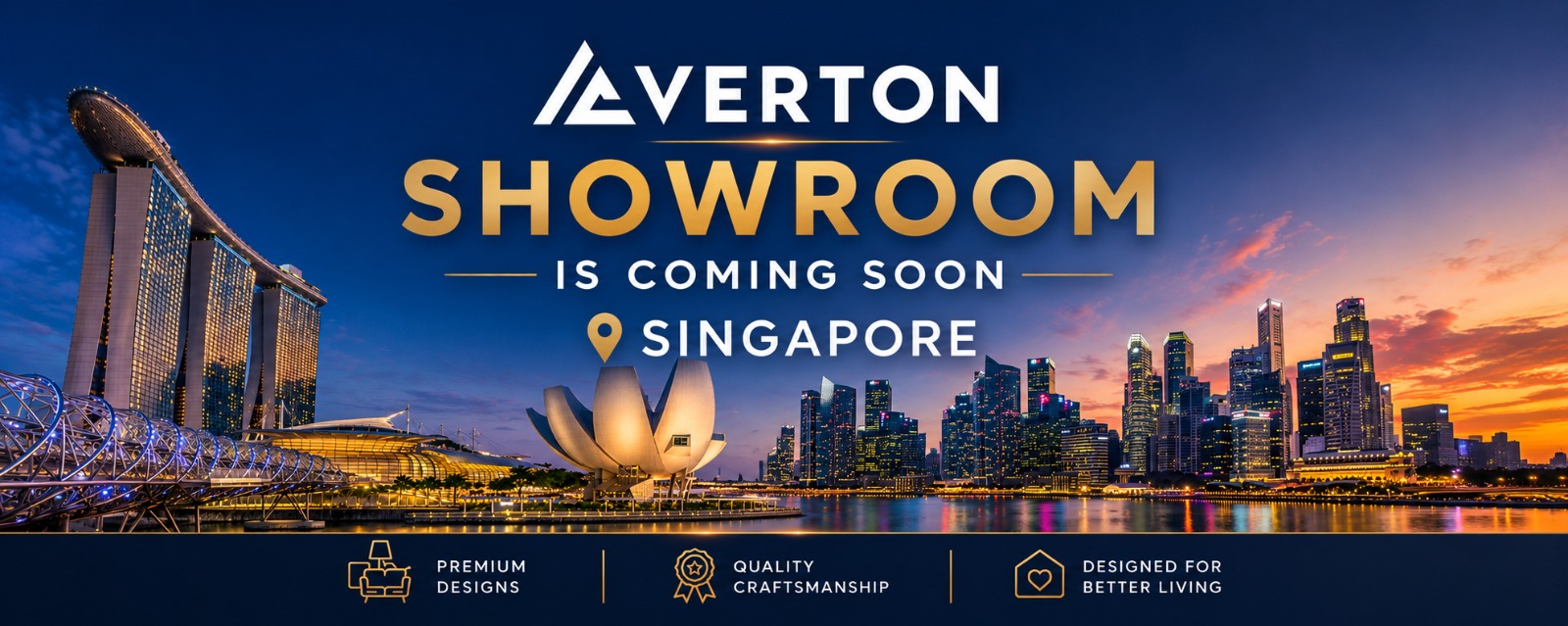 Averton Singapore Showroom Coming Soon